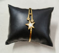 Star themed anti tarnish bangle style bracelet