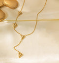 Hanging heart necklace
