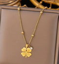 Golden Clover pendant