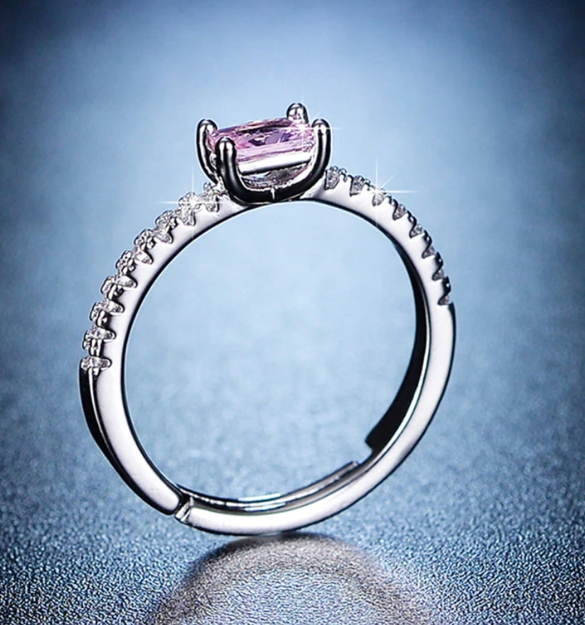 Velora silver plated adjustable ring
