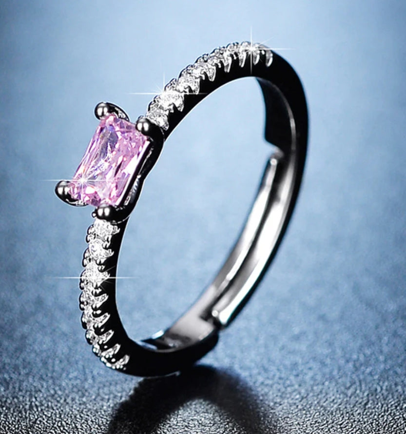 Velora silver plated adjustable ring
