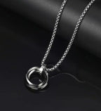 Johnason circular ring pendant
