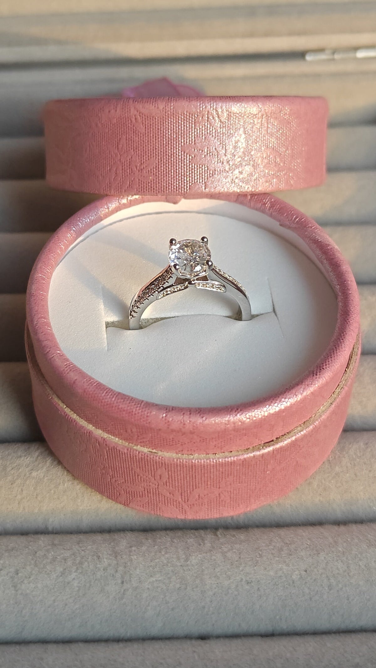 Veronny silver plated adjustable ring