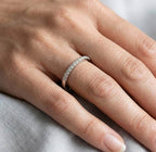 Alba silver plated adjustable ring