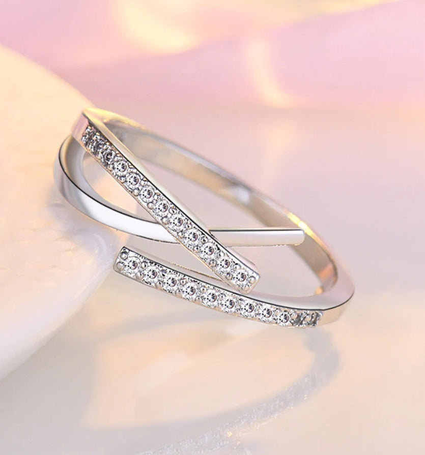 Jessie silver plated ring