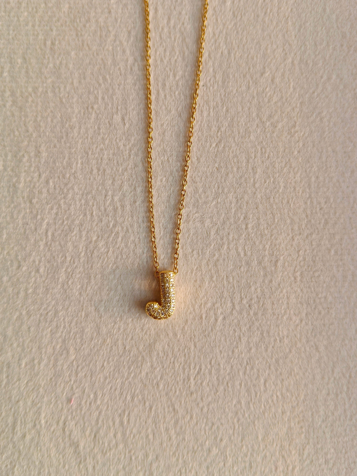 J initial pendant