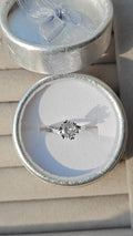 Evelyn silver plated adjustable ring