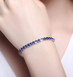 Tryon blue tennis bracelet