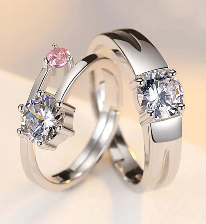 Viona adjustable couple ring