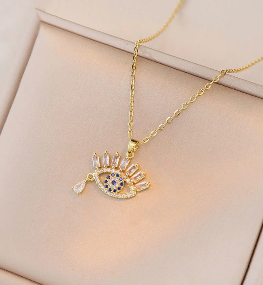 Adeane Evil eye pendant