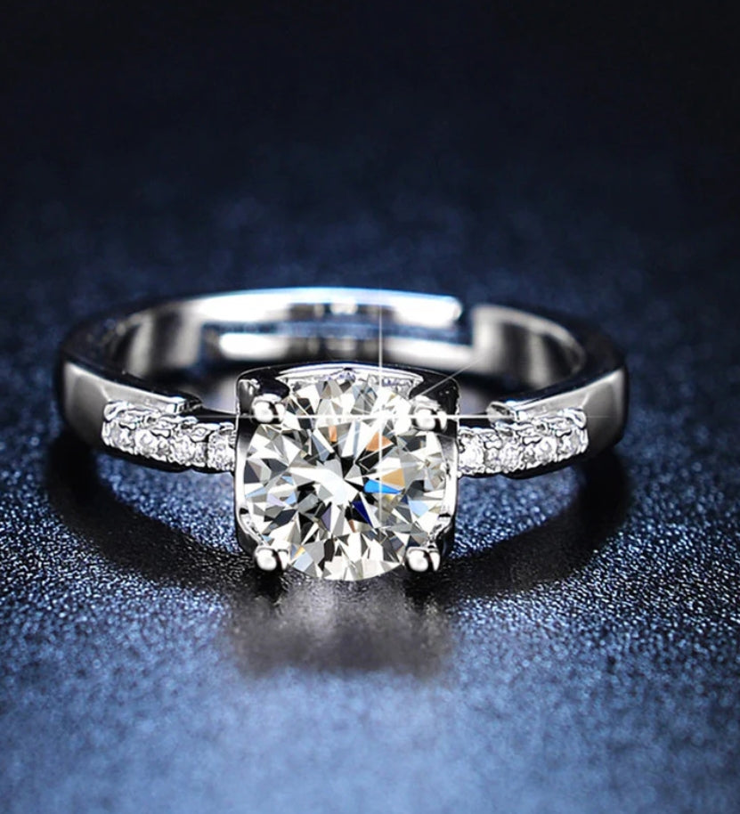 Malyn silver plated ring