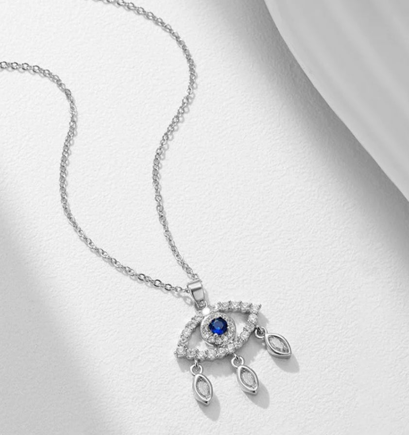 Elleana evil eye pendant