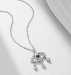 Elleana evil eye pendant