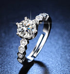 Bohiema silver plated adjustable ring
