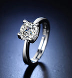 Swiss silver plated ring