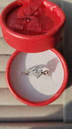 Mabel silver plated adjustable ring