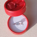 Swiss silver plated ring