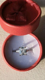 Tiannah silver plated adjustable ring