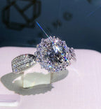 Margaret silver plated adjustable ring
