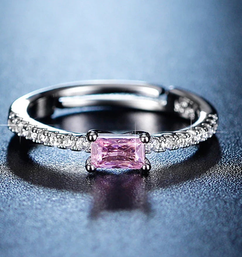 Velora silver plated adjustable ring