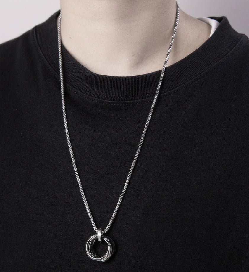 Johnason circular ring pendant