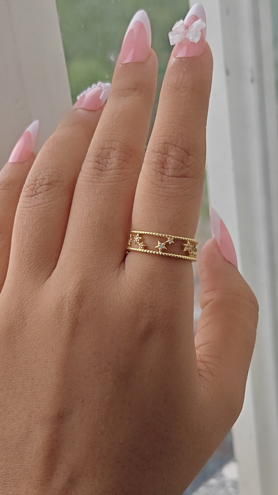 Ivory anti tarnish ring