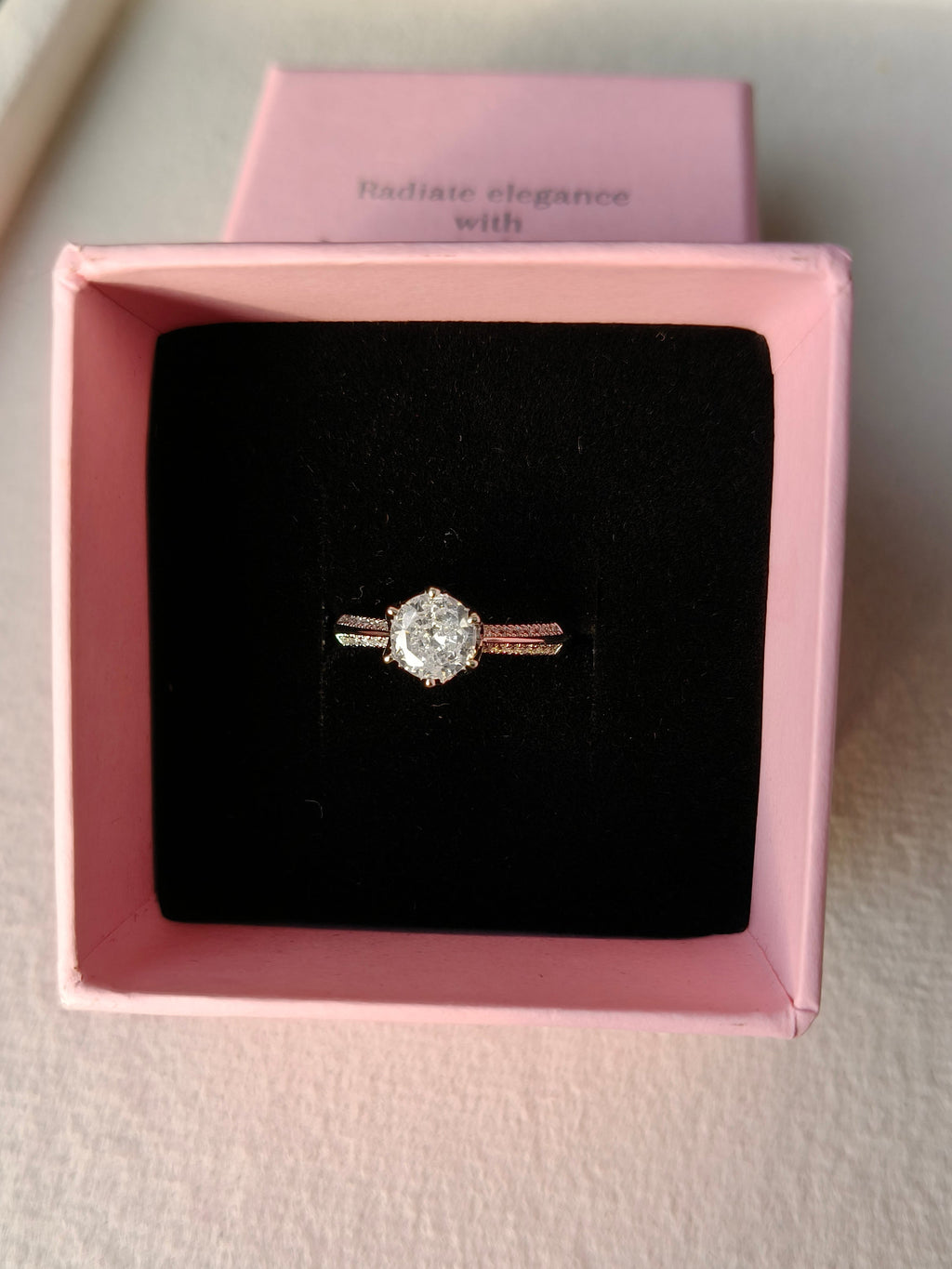Stella silver plated adjustable ring