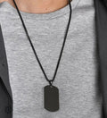 Michael rectangular cut pendant