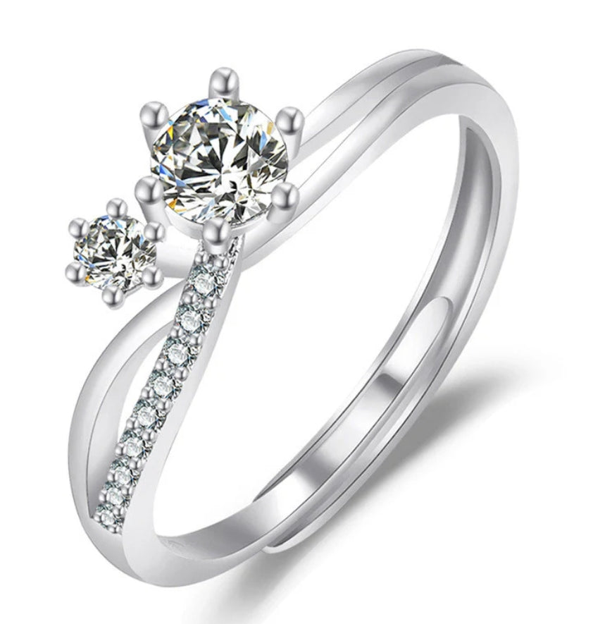 Stanny silver plated ring
