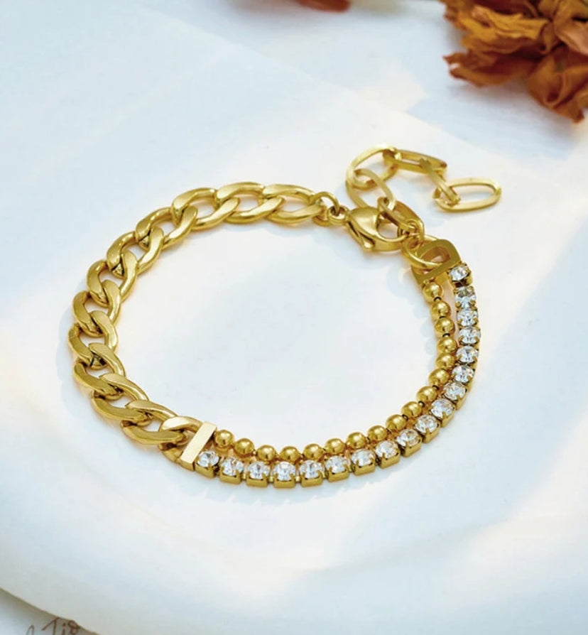 Helly cuban link bracelet