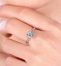 Elly silver plated adjustable ring