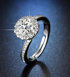 Zeniro silver plated adjustable ring