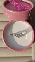 Elara silver plated adjustable ring
