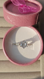 Elara silver plated adjustable ring