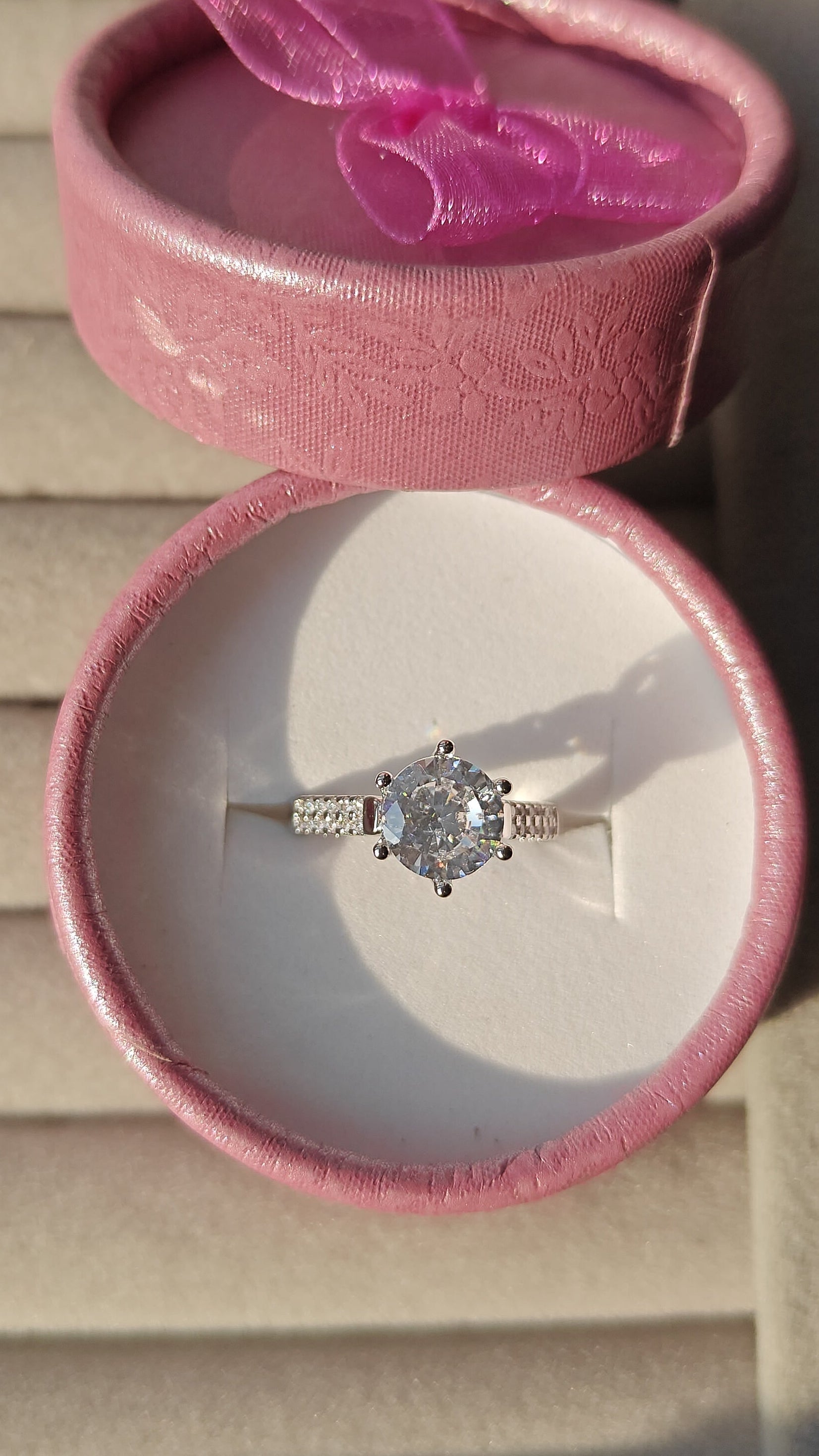 Elara silver plated adjustable ring