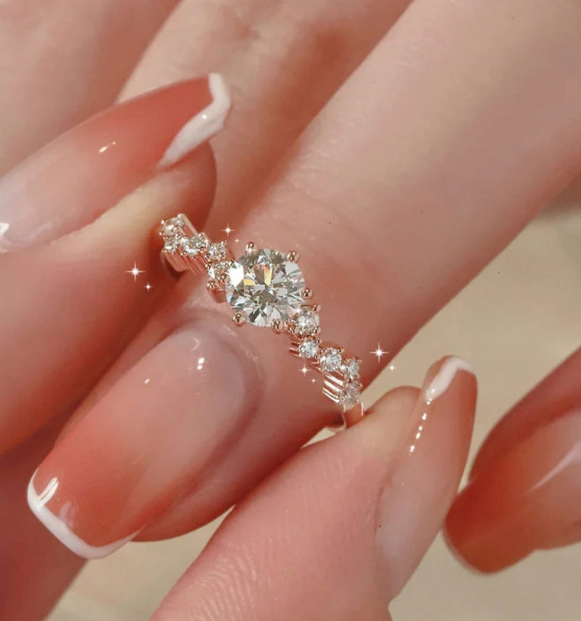 Georgia rose gold plated ring
