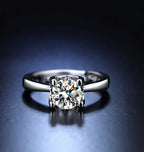 Swiss silver plated ring
