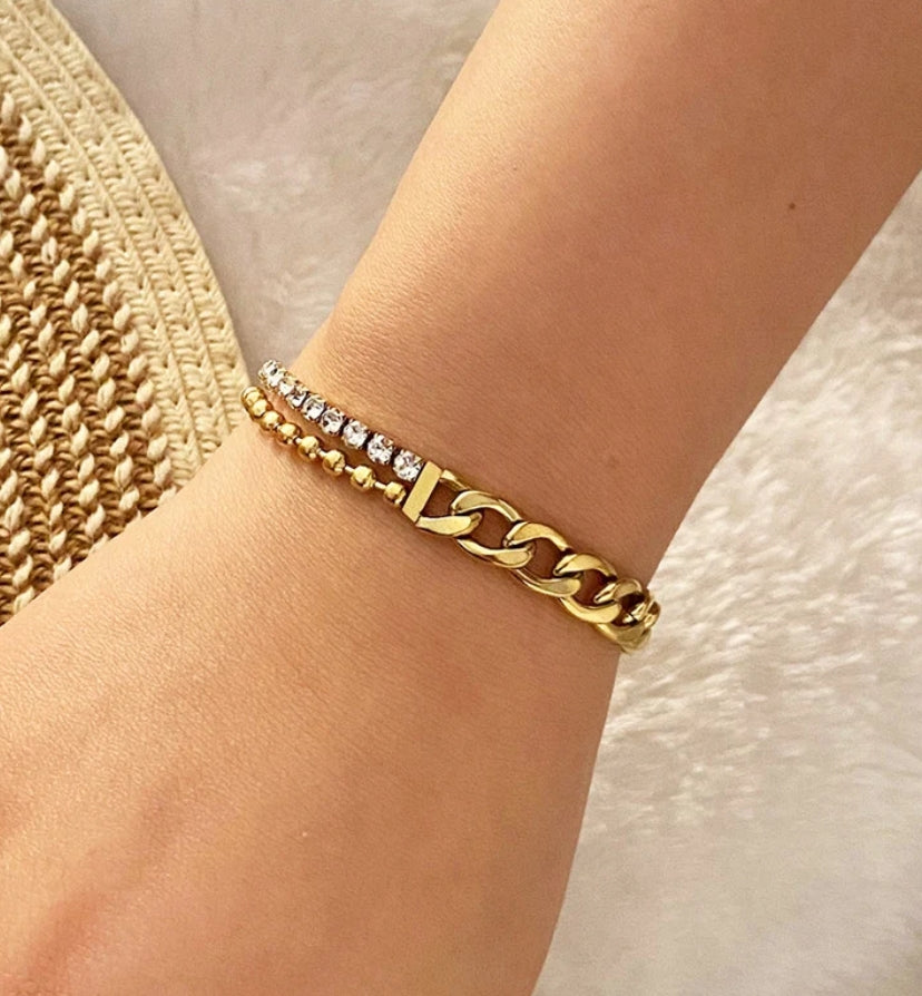 Helly cuban link bracelet