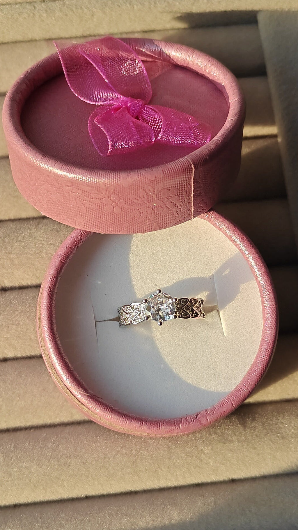 Tiranny silver plated adjustable ring