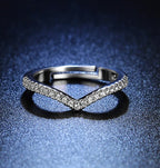Kianna v shaped ring