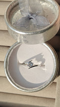Gracie silver plated adjustable ring