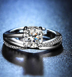 Vinny silver plated adjustable ring