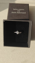 Eirene silver plated adjustable ring