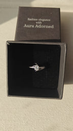 Eirene silver plated adjustable ring