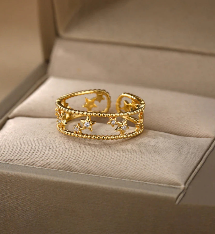 Ivory anti tarnish ring