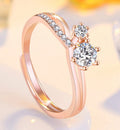 Arreana rose gold plated ring
