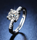 Malyn silver plated ring
