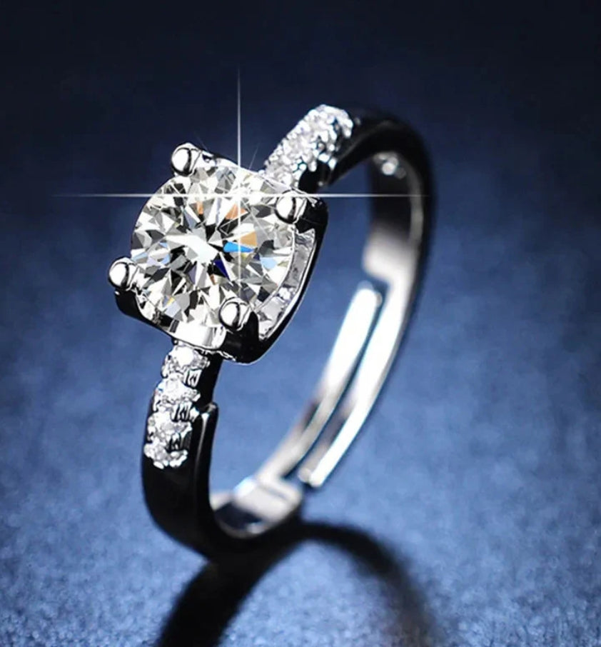 Malyn silver plated ring