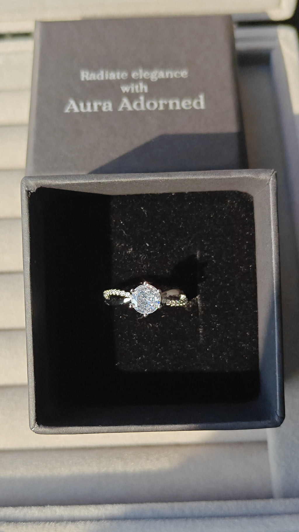Jemmy silver plated adjustable ring