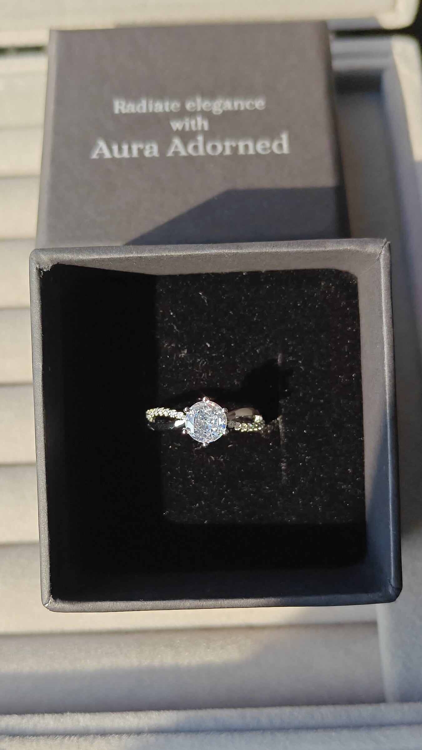 Jemmy silver plated adjustable ring